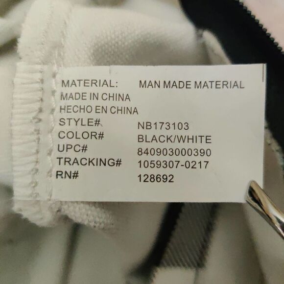 Steve Madden black/white plaid canvas bag - Picture 10 of 11